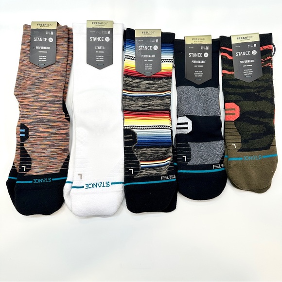 Stance Men's Athletic Socks - Multicolor Set - Picture 1 of 2